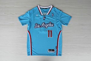 Maillot De Basket Los Angeles Clippers Jamal Crawford 11 New Manches Courtes Bleu
